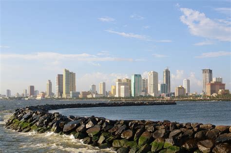 Magnificent View of Manila Bay, Roxas Blvd, US Embassy.
